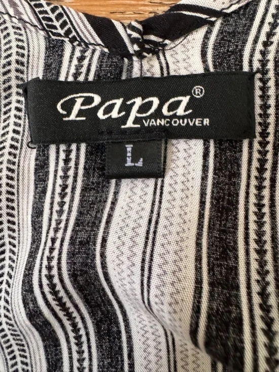 Tank Top Polka Dot & Vertical Stripe Lace-Trim Straps - Black/White Relaxed Fit - Picture 10 of 14